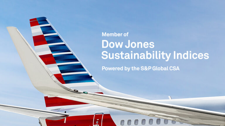 American Airlines named to Dow Jones Sustainability World Index for second year in a row